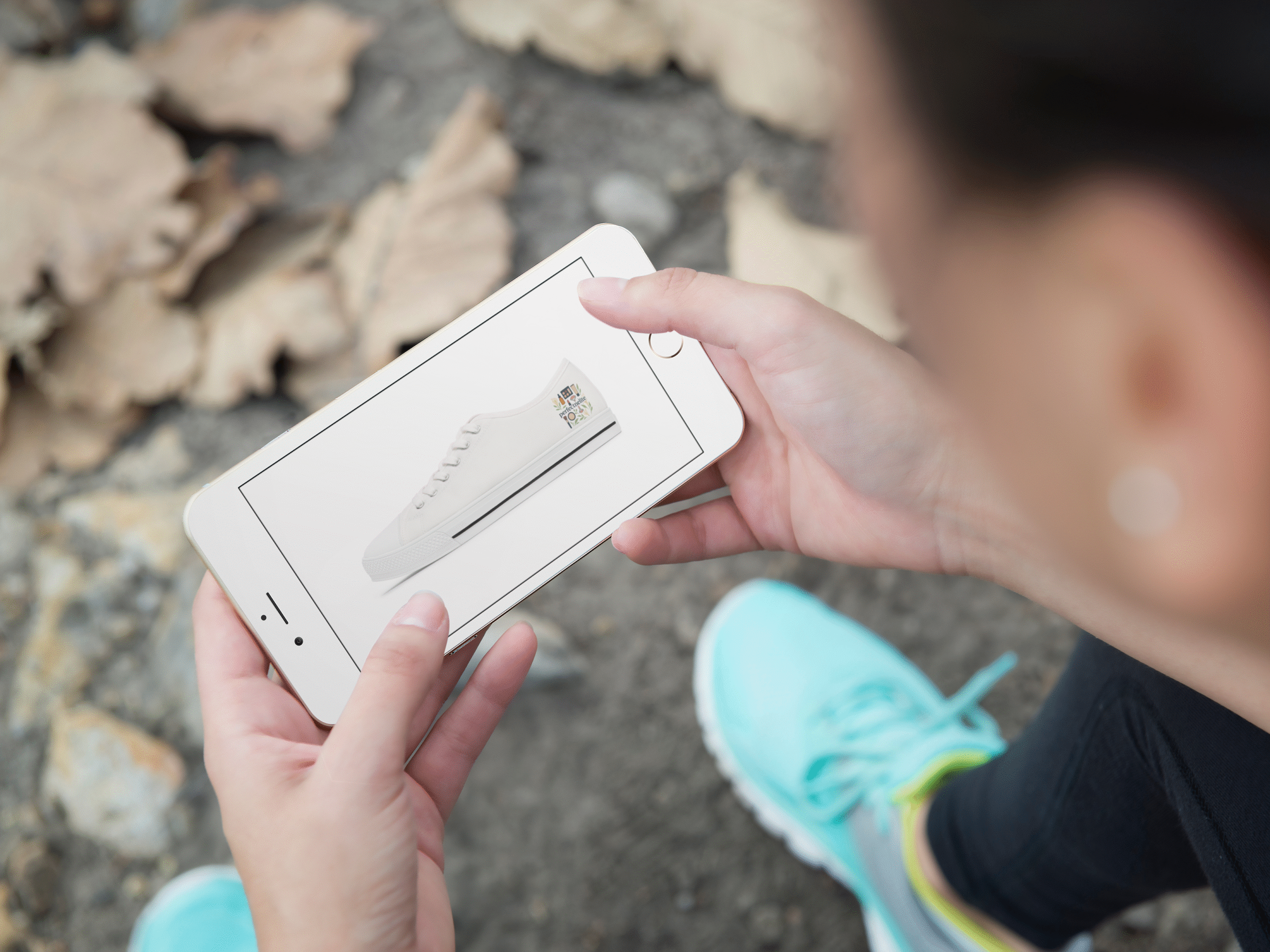 Custom & Trendy White Sneakers – PerfectnElite Lifestyle Graphic Shoes for Women