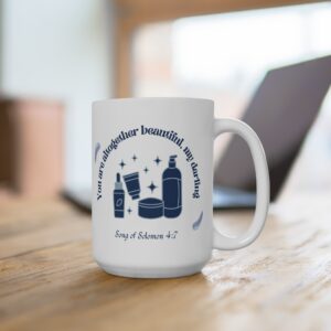 Christian Bible Verse Mug – “You Are Altogether Beautiful” Faith Gift - PerfectnElite Motivational & Inspiring